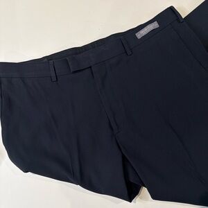 Perry Ellis Portfolio Dress Pants 38x30 | Folio-Flex Comfort Waist Black Slacks